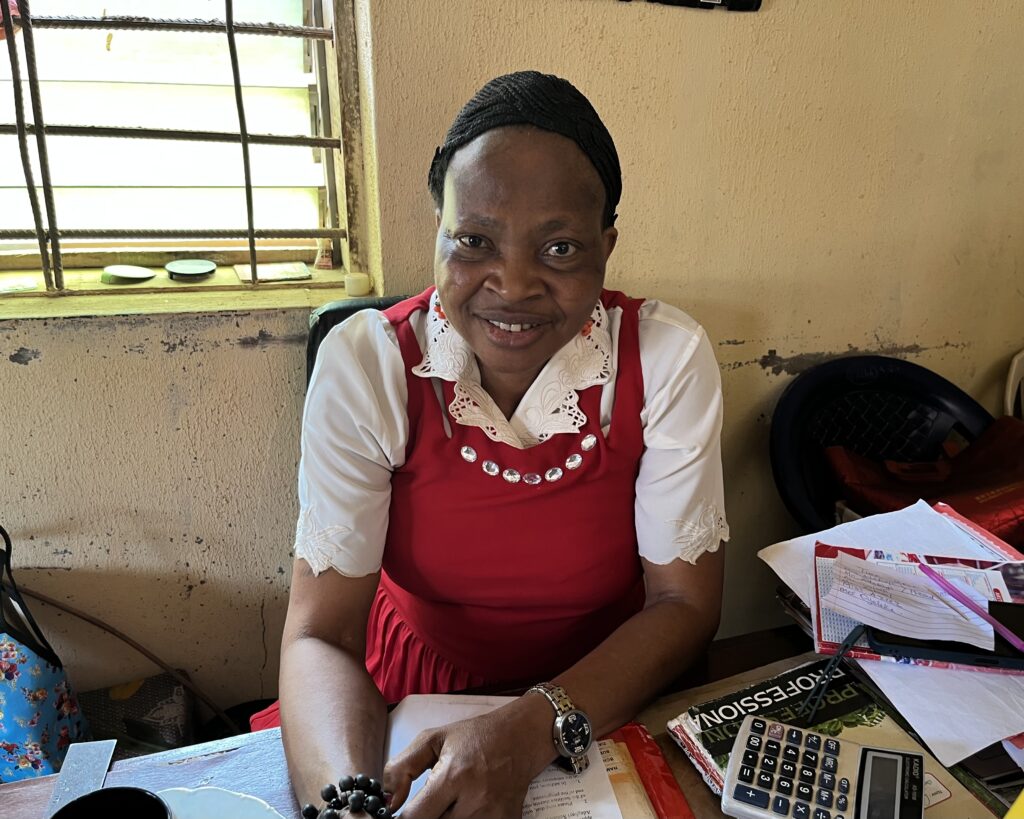 Adeoye Faramade, Principal of Community Secondary School. Photo: Quadri Adejumo.