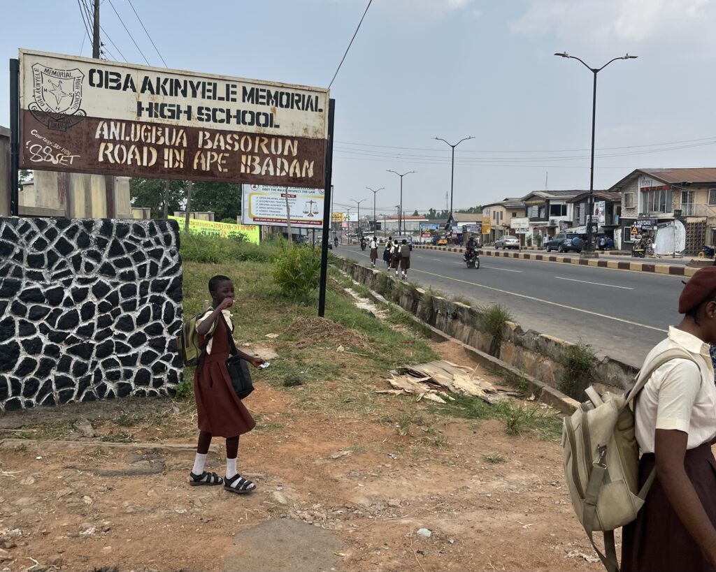Oba Akinyele Memorial School in Basorun. Photo: Quadri Adejumo.