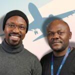 Stephen Mutua and Kinsley Ndenge - co-founders of Zuru