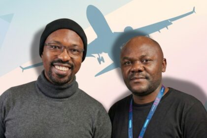 Stephen Mutua and Kinsley Ndenge - co-founders of Zuru